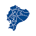 Mapa departamentos de Ecuador